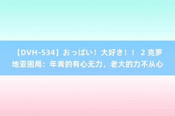 【DVH-534】おっぱい！大好き！！ 2 克罗地亚困局：年青的有心无力，老大的力不从心