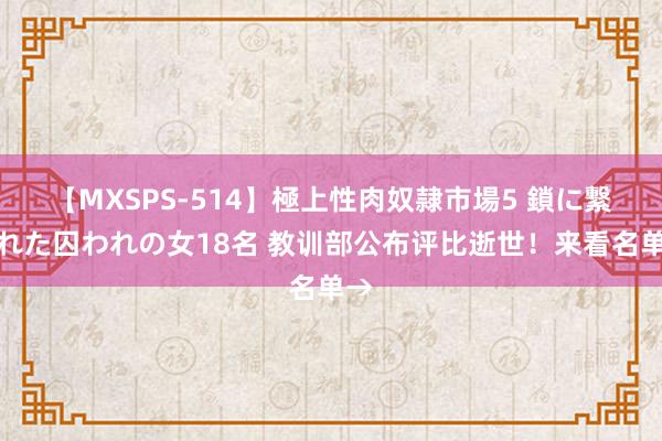 【MXSPS-514】極上性肉奴隷市場5 鎖に繋がれた囚われの女18名 教训部公布评比逝世！来看名单→