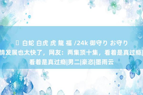 ✨白蛇 白虎 虎 龍 福 /24k 御守り お守り 《度华年》这剧情发展也太快了，网友：两集顶十集，看着是真过瘾|男二|豪恣|墨雨云